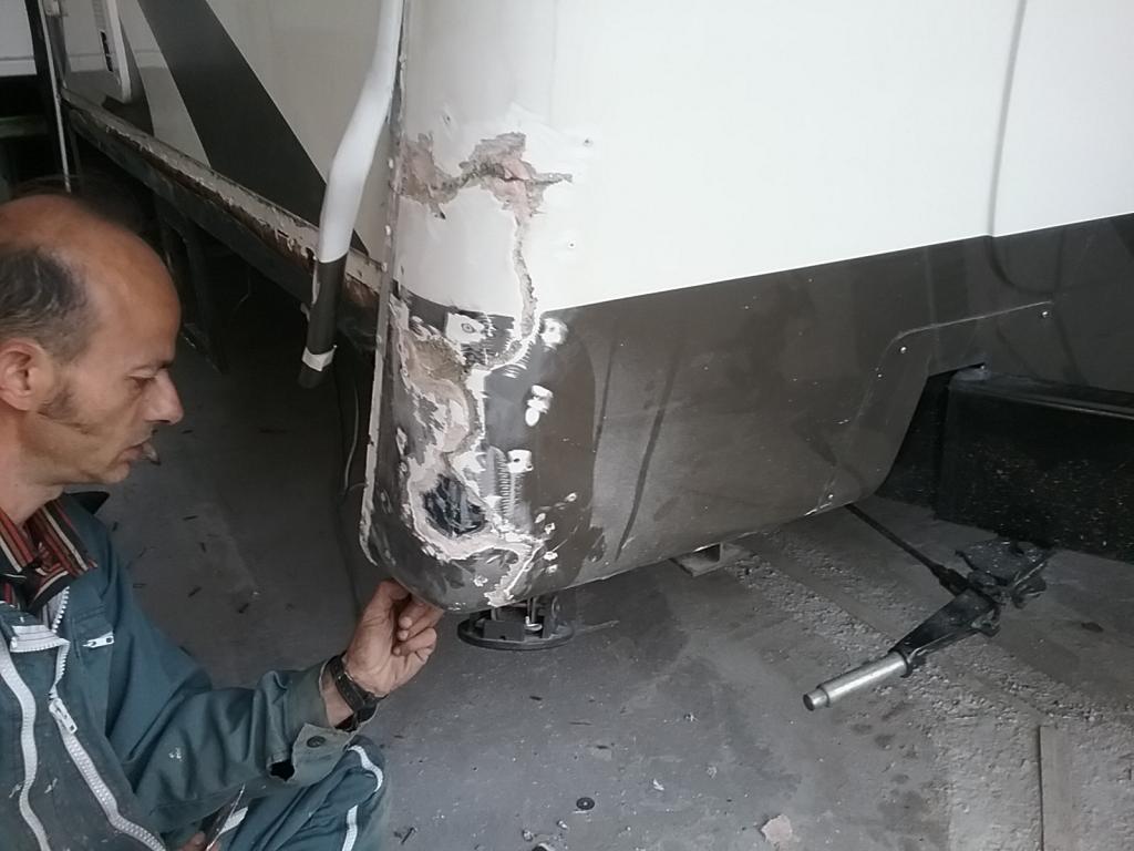 Rparation camping car